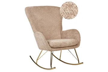 Gungstol Anaset - Beige, guld - Möbler - Stolar & fåtöljer - Fåtölj
