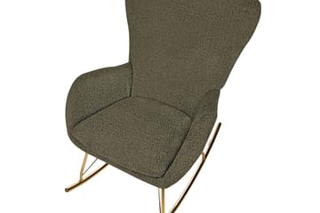 Gungstol Anaset - Grönt, guld - Möbler - Stolar & fåtöljer - Fåtölj