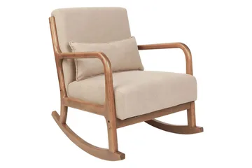Gungstol Skovde Fåtölj i Tyg - Beige - Möbler - Stolar & fåtöljer - Fåtölj