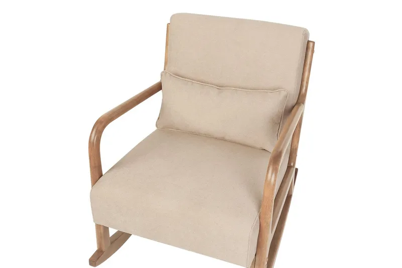 Gungstol Skovde Fåtölj i Tyg - Beige - Möbler - Stolar & fåtöljer - Fåtölj