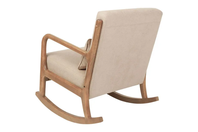 Gungstol Skovde Fåtölj i Tyg - Beige - Möbler - Stolar & fåtöljer - Fåtölj