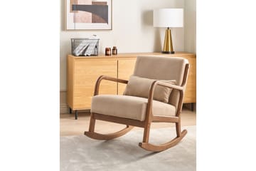 Gungstol Skovde Fåtölj i Tyg - Beige - Möbler - Stolar & fåtöljer - Fåtölj