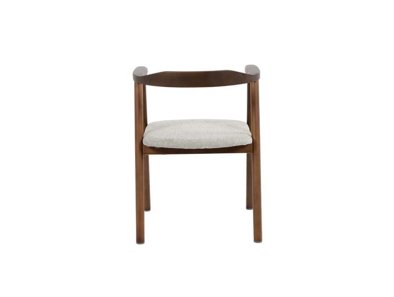 Jolie Matstol i trä med tygsits - Rökt ek/Beige - Möbler - Stolar & fåtöljer - Matstol & köksstol