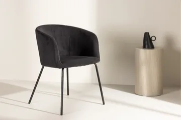 Berit Karmstol - Svart - Möbler - Stolar & fåtöljer - Karmstol