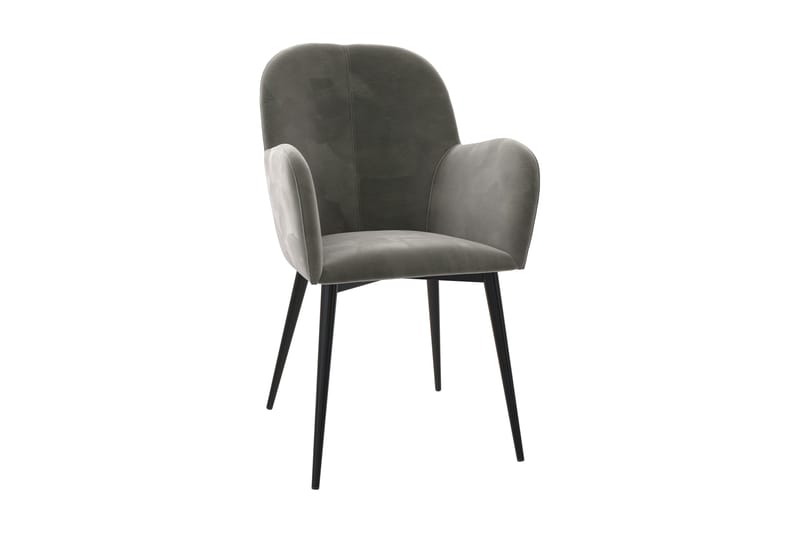 Fitz Karmstol Grå/Sammet, Dorel Home