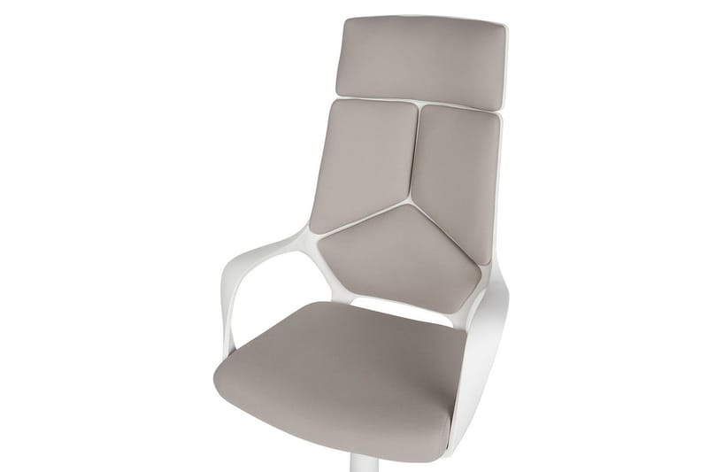 Kontorsstol Delight Taupe/vit - Taupe/vit - Möbler - Stolar & fåtöljer - Kontorsstol & skrivbordsstol