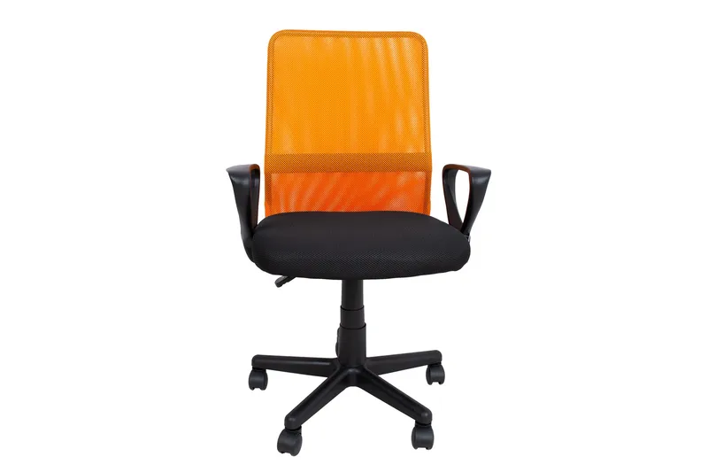Belinda Kontorstol Svart/Orange - Möbler - Stolar & fåtöljer - Kontorsstol & skrivbordsstol