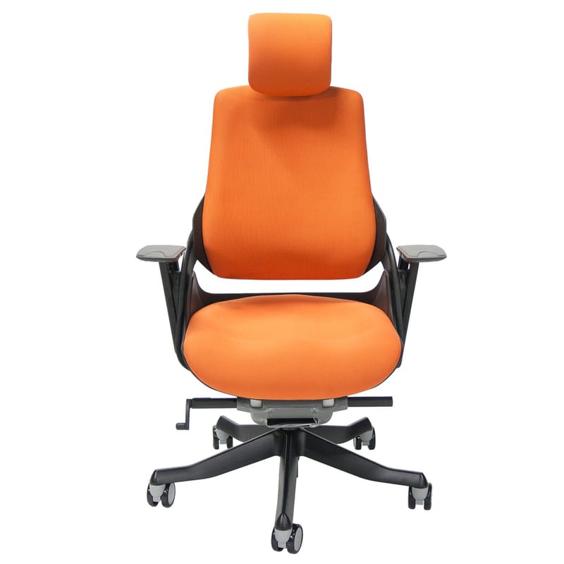 Kontorsstol Wau - orange - Möbler - Stolar & fåtöljer - Kontorsstol & skrivbordsstol