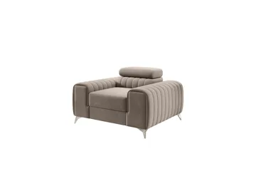 Laurece Fåtölj - Beige - Möbler - Stolar & fåtöljer - Fåtölj