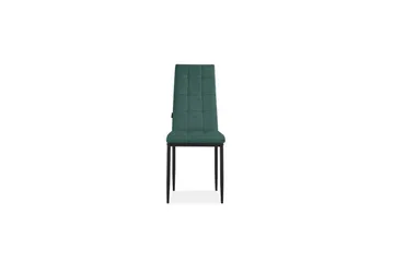 Matstol Becca, 2-pack Sammet/metall, Mörkgrön - Sammet/metall, Mörkgrön - Möbler - Stolar & fåtöljer - Matstol & köksstol