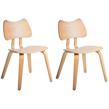 Matstol Diana 2-pack - Ljusbrun - Möbler - Stolar & fåtöljer - Matstol & köksstol