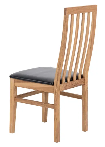 Matstol ek med svart sits - Alaska - Oljad ek / svart sits - Möbler - Stolar & fåtöljer - Matstol & köksstol