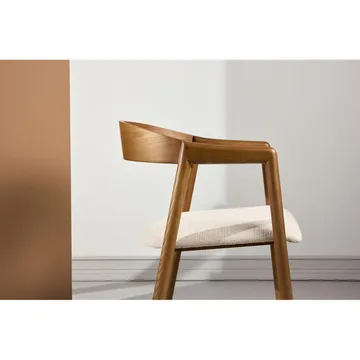 Matstol Långön - Mörkbrun - Möbler - Stolar & fåtöljer - Karmstol
