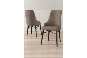 Matstol Puntoz Cappuccino / brun - Cappuccino / brun - Möbler - Stolar & fåtöljer - Matstol & köksstol