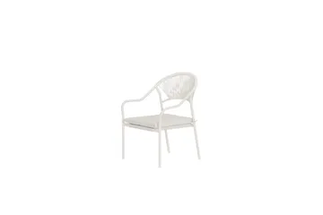 Matstol Paros Utomhus - Beige - Möbler - Stolar & fåtöljer - Karmstol
