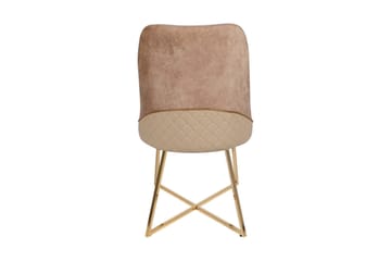 Alsacia Matstol i Sammet - Sandbeige - Möbler - Stolar & fåtöljer - Matstol & köksstol