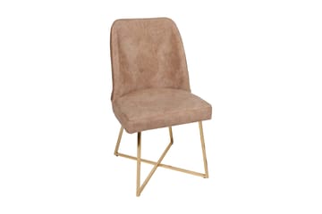 Alsacia Matstol i Sammet - Sandbeige - Möbler - Stolar & fåtöljer - Matstol & köksstol