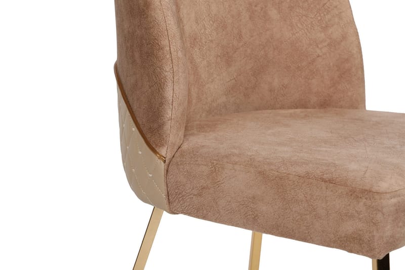 Alsacia Matstol i Sammet - Sandbeige - Möbler - Stolar & fåtöljer - Matstol & köksstol