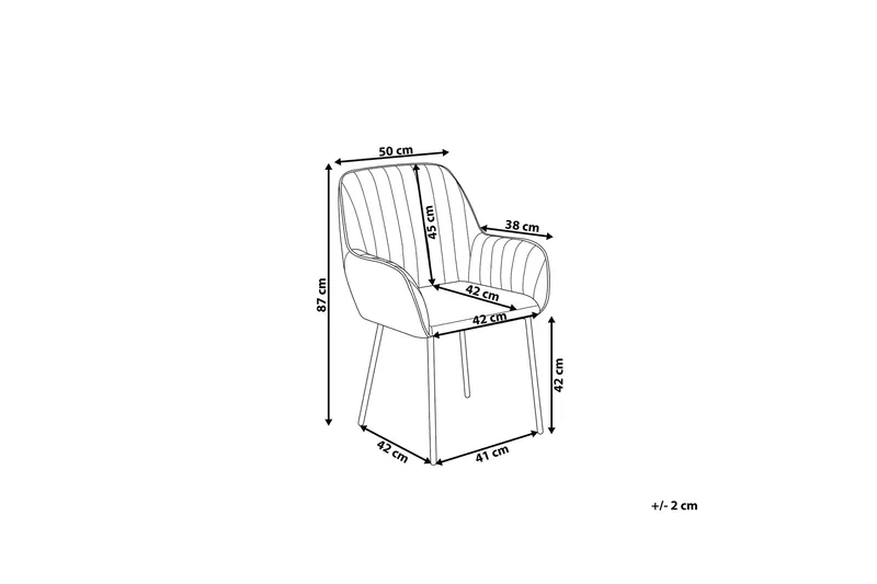 Axson Stol 2-Pack Sammet - Grön - Möbler - Stolar & fåtöljer - Matstol & köksstol