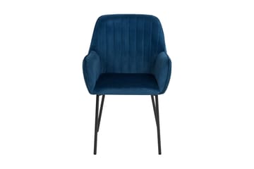 Axson Stol 2-Pack Sammet - Blå - Möbler - Stolar & fåtöljer - Matstol & köksstol