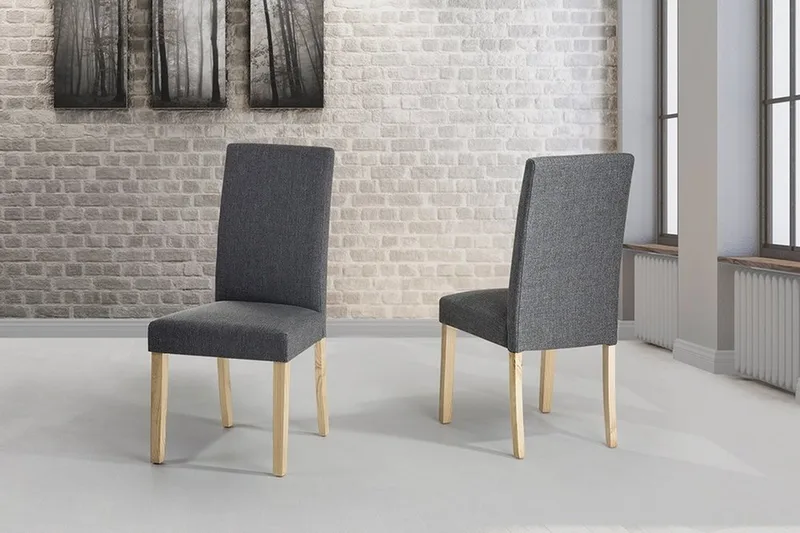 Broadway Stol 2 St 47 cm - Grå - Möbler - Stolar & fåtöljer - Matstol & köksstol