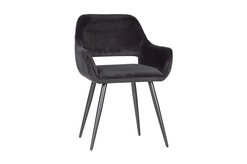 Jelle Matstol 2-pack Sammet, Svart