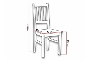 Lufti Matstol - Svart - Möbler - Stolar & fåtöljer - Matstol & köksstol