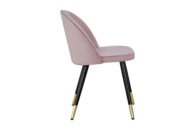 Matstol utan armstöd Venture Home Valeri Matstol Black||Pink - Möbler - Stolar & fåtöljer - Matstol & köksstol