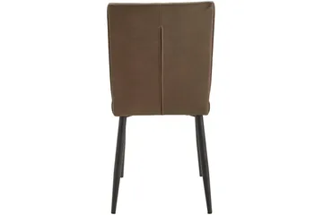 Pinon Matstol Konstläder 2-pack - Brun - Möbler - Stolar & fåtöljer - Matstol & köksstol