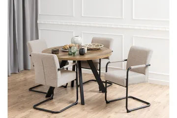 Salini Karmstol - Beige - Möbler - Stolar & fåtöljer - Matstol & köksstol