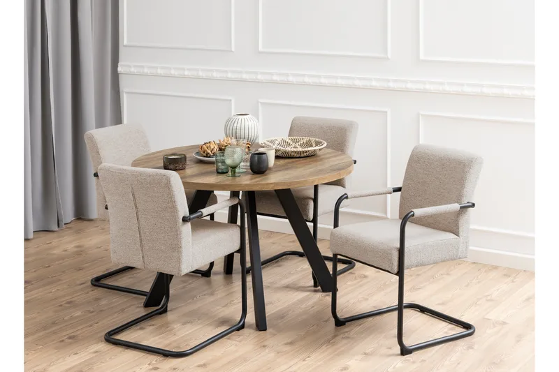 Salini Karmstol - Beige - Möbler - Stolar & fåtöljer - Matstol & köksstol