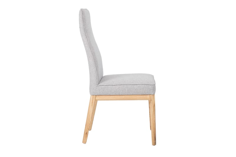 Stol PRESTON 46x585xH102cm grått tyg - Möbler - Stolar & fåtöljer - Matstol & köksstol