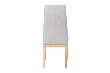 Stol PRESTON 46x585xH102cm grått tyg - Möbler - Stolar & fåtöljer - Matstol & köksstol