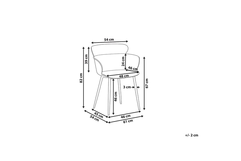 Sumkley Matstol 2-pack - Vit - Möbler - Stolar & fåtöljer - Matstol & köksstol