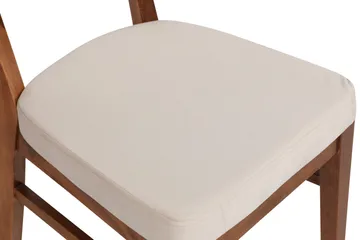 Tharol Matstol - Valnöt/Beige - Möbler - Stolar & fåtöljer - Matstol & köksstol