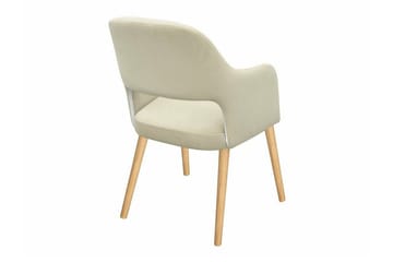 Uptown Matstol i Tyg med Träben - Ljusbeige - Möbler - Stolar & fåtöljer - Matstol & köksstol