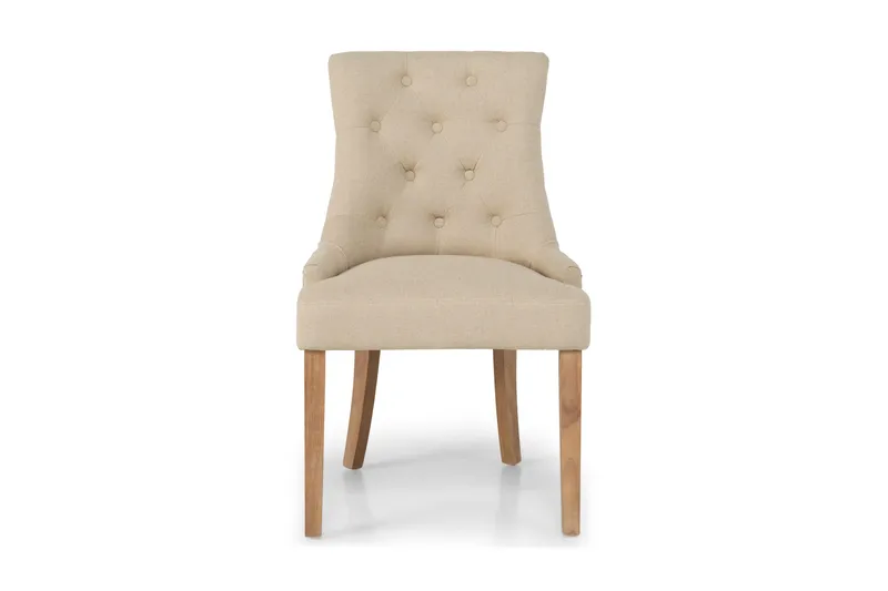 Viktoria Matstol med Nitar - Beige / Vintage - Möbler - Stolar & fåtöljer - Matstol & köksstol
