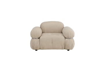 Mika Retro Fåtölj i Tyg - Beige - Möbler - Stolar & fåtöljer - Fåtölj
