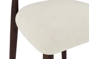 Molly Matstol i trä med tygsits - Rökt ek/Beige - Möbler - Stolar & fåtöljer - Matstol & köksstol