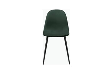 Monza Matstol i Sammet med Metallfinish - Grön - Möbler - Stolar & fåtöljer - Matstol & köksstol