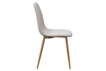 Nibe Matstol - Beige/Metallben Ek - Möbler - Stolar & fåtöljer - Matstol & köksstol