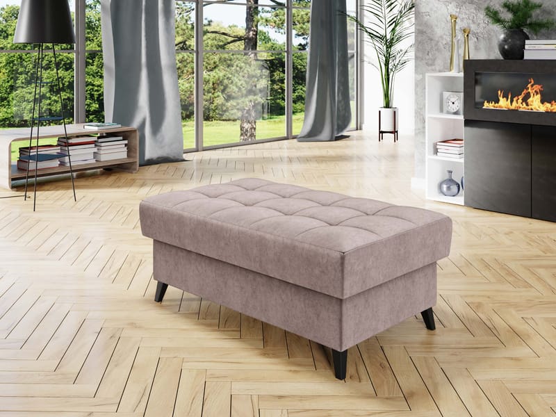 Amshyttan Fotpall 106 cm - Rosa - Möbler - Stolar & fåtöljer - Pall & puff - Fotpall