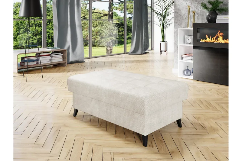 Amshyttan Sittpuff - Vit - Möbler - Stolar & fåtöljer - Pall & puff - Sittpuff