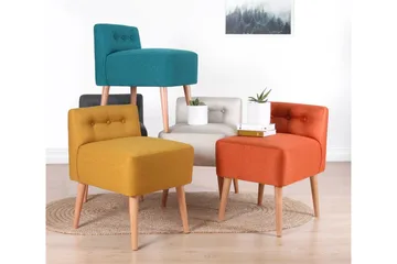 Anaro Sittpuff 43 cm Rektangulär - Grå - Möbler - Stolar & fåtöljer - Pall & puff - Sittpuff