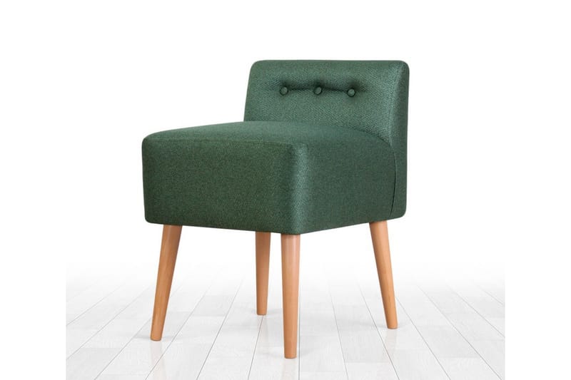 Anaro Sittpuff 43 cm Rektangulär - Mörkgrön - Möbler - Stolar & fåtöljer - Pall & puff - Sittpuff