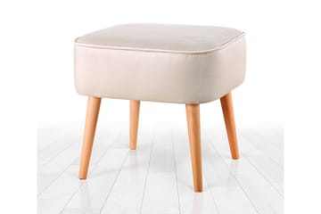 Anaro Sittpuff 45 cm Rektangulär - Beige - Möbler - Stolar & fåtöljer - Pall & puff - Sittpuff