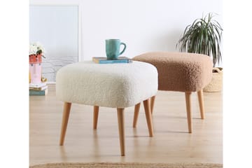 Anaro Sittpuff 45 cm Rektangulär - Brun - Möbler - Stolar & fåtöljer - Pall & puff - Sittpuff