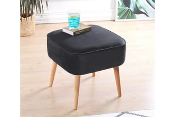 Anaro Sittpuff 45 cm Rektangulär - Mörkgrå - Möbler - Stolar & fåtöljer - Pall & puff - Sittpuff