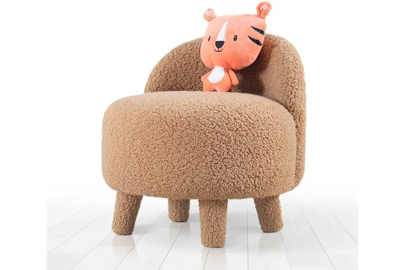 Anaro Sittpuff Rund - Brun - Möbler - Stolar & fåtöljer - Pall & puff - Sittpuff