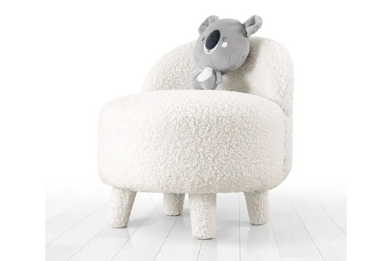 Anaro Sittpuff Rund, Vit